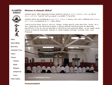 Tablet Screenshot of alamedaaikido.com